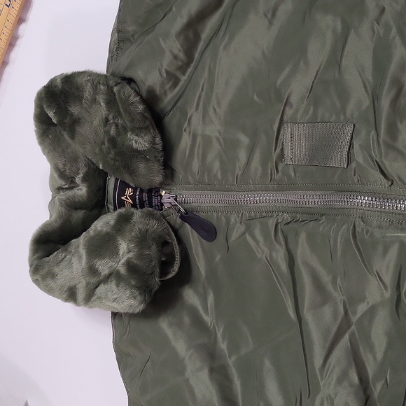 Alpha Industries Jacket Flying Type B-15 Men's Size 5XL - Picture 15 of 16